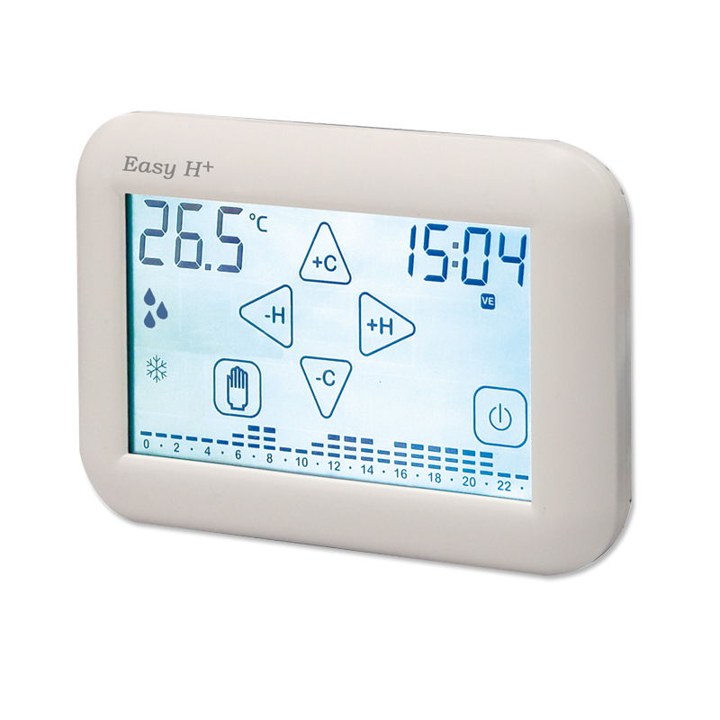 EASY H+ Chronothermostat with a sensor for humidity detection